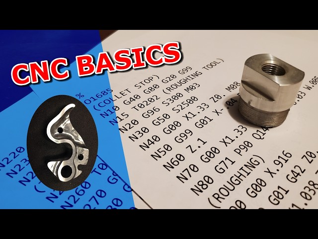 Threading, Drilling, and Tapping on a CNC Lathe - G-Code Basics 4