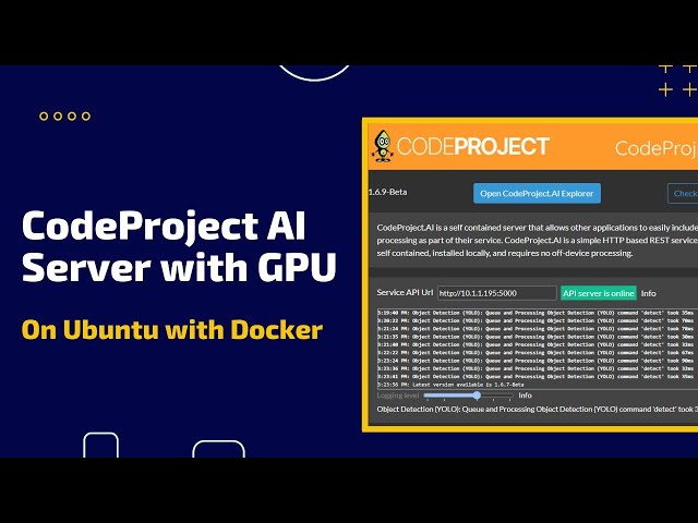 Install CodeProject.AI Server with GPU on Ubuntu using Docker - Step-by-Step Tutorial