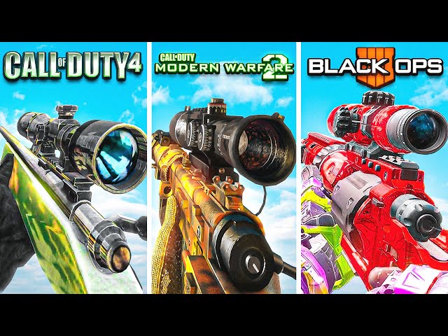 Using the BEST SNIPER in EVERY Call of Duty!