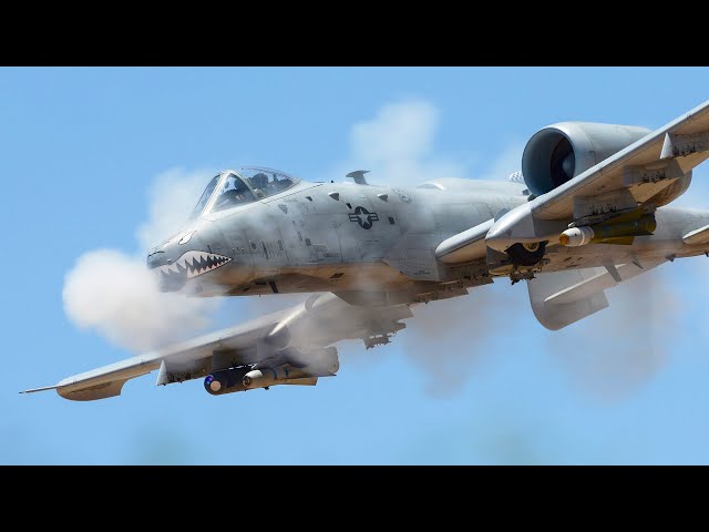 Best of A-10 Thunderbolt II - Cockpit View, Long & Short Range Strafing [Training Video]