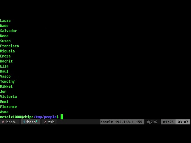 Match Up BASH Script