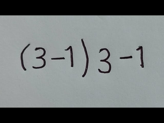 Cool Math Problem