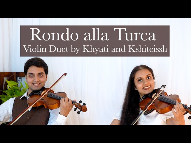 Turkish March - Violin Duet | World Music Day 2026 | Multi-Instrumentalist Duo from Hyderabad