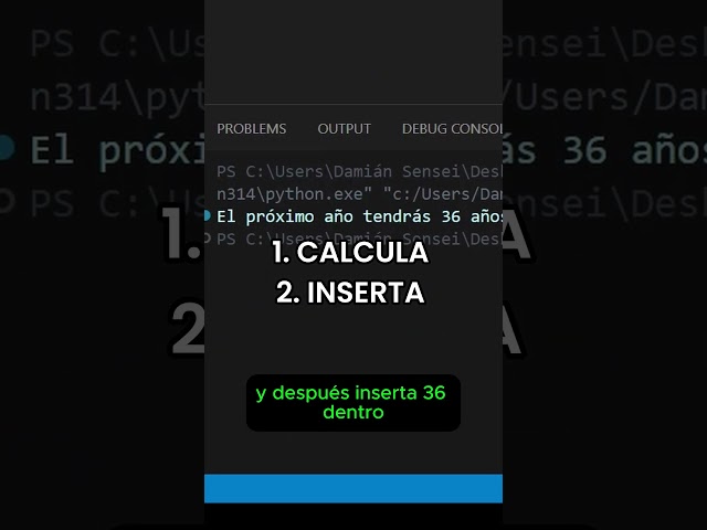 ¿Cálculos dentro de una f-string en Python? 🤯 #Shorts