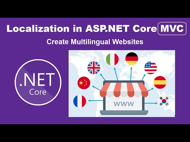 Localization in ASP.NET Core MVC: Create Multilingual Websites using ASP.NET Core and Visual Studio