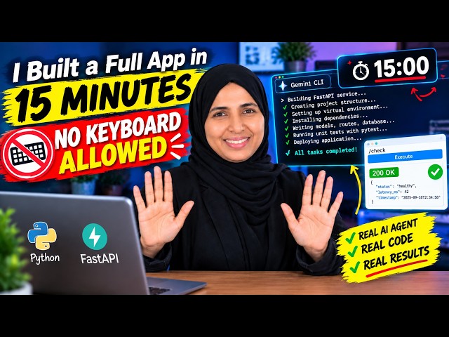 I Let AI Build My App - The No Keyboard Challenge