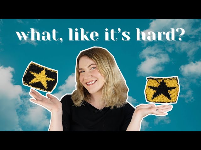 how to knit double knitting! beginner friendly tutorial