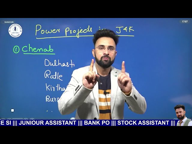 JK Economy | Power Project In J&K | By Ashiq Lone | @JobsAdda786.
