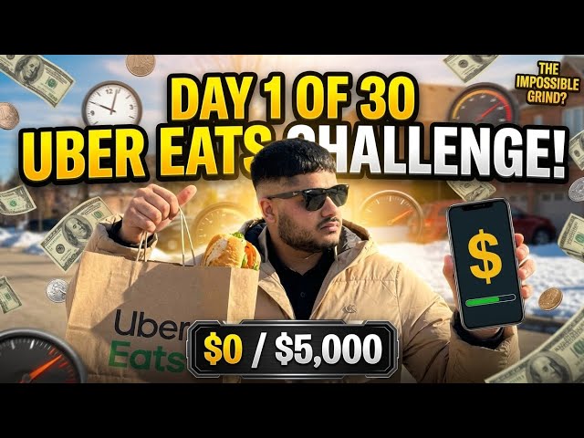 I Drove Uber Eats for 30 Days in Toronto (Can I Make $5,000?) | Toronto Eats Ep. 1