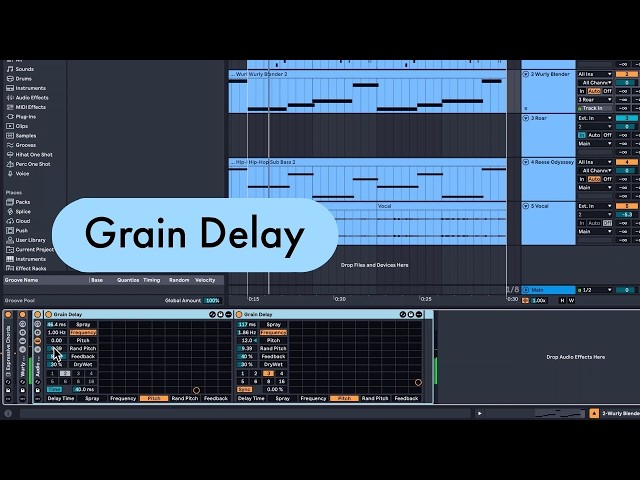 Ableton Live Tips: Grain Delay