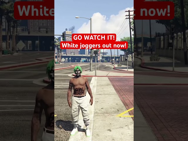 WHITE JOGGERS OUT NOW!