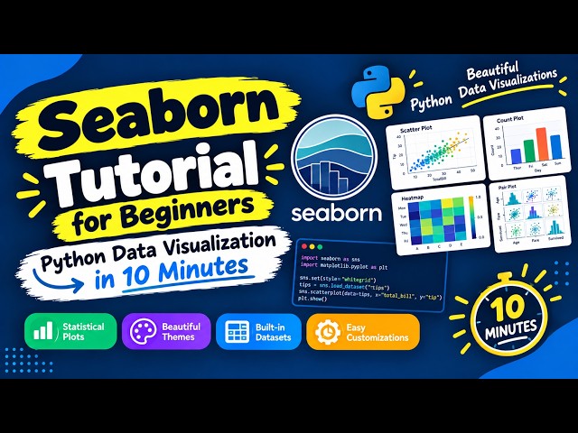 Seaborn Tutorial for Beginners | Python Data Visualization in 10 Minutes