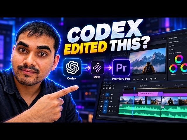 I Let Codex Edit My Video in Premiere Pro via MCP — What Actually Works?