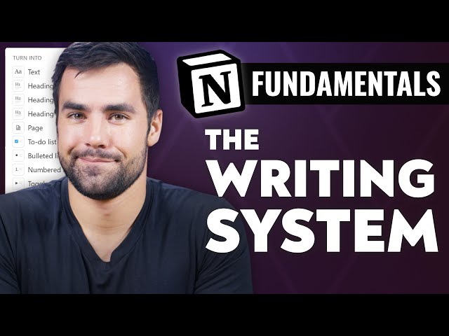 Notion Fundamentals - Master Notion's Text Editing Tools