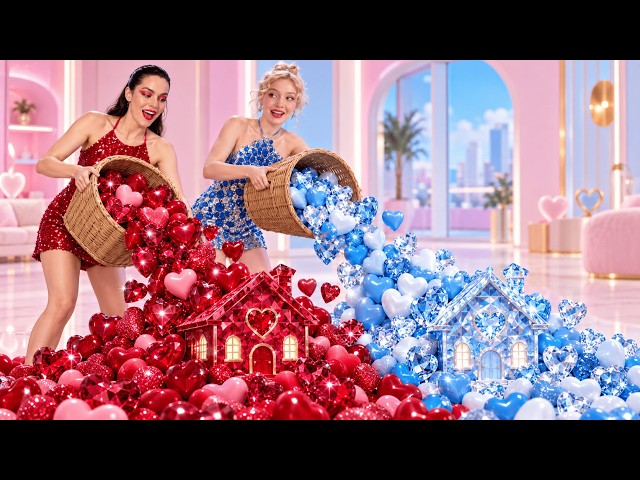 RUBY DIVA VS DIAMOND QUEEN: THEIR HOUSES HAVE TO MATCH THEIR ATTITUDE. 💎🏠🔥