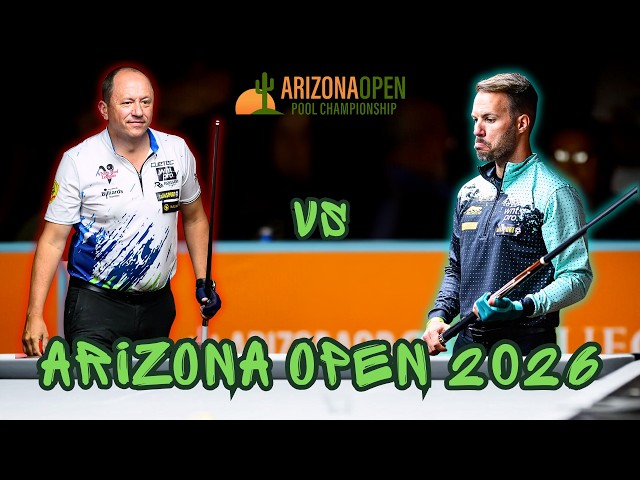 HIGHLIGHTS | Shane Van Boening (SVB) vs Albin Ouschan | LAST 64 | Arizona Open 2026