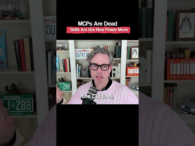 MCPs Are Dead - Skills Are the New Power Move! #ai #futureskills #learningwithai#shorts#podcast