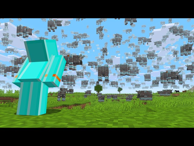 Minecraft but it Rains Mobs