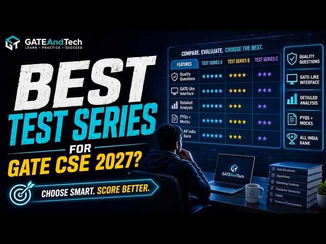 🎯 Best Test Series For GATE CSE 2027?