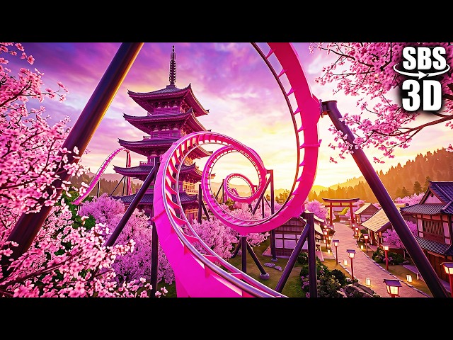 VR Roller Coaster Ride in Japan Village
