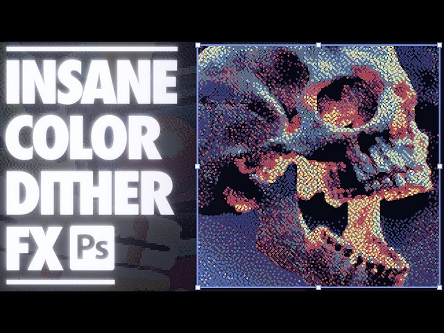 Dither Effects in Photoshop Just Got WAY Better