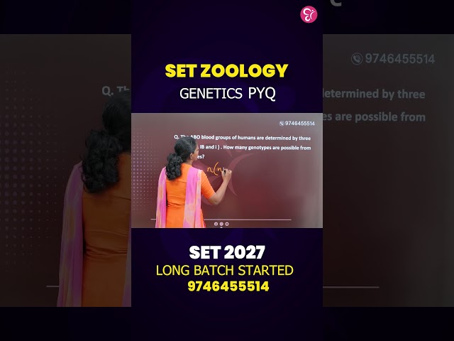 🧬 SET Zoology – Genetics PYQ 🎯