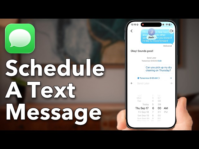 How To Schedule A Text Message On Your iPhone