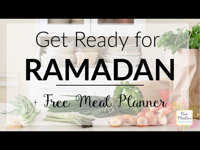 Meal Planning for Ramadan | FREE Planner | Collab