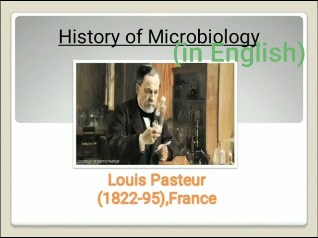 Louis Pasteur contribution in microbiology | History of microbiology