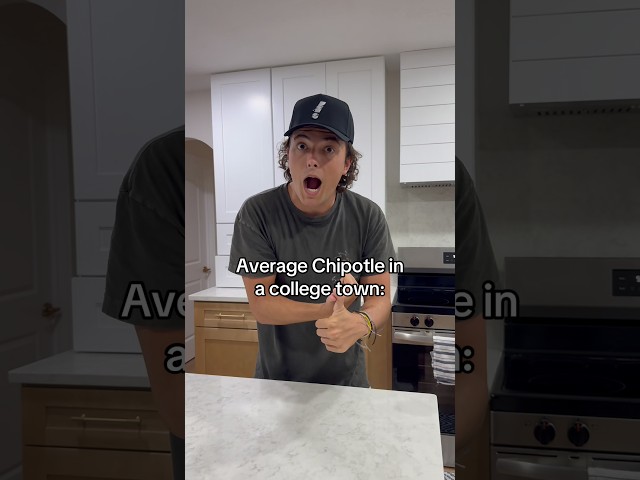 the WORST Chipotle experience🤣 #college #comedy #chipotle