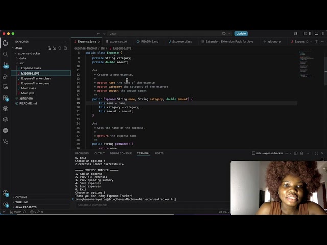 Expense Tracker Java Project