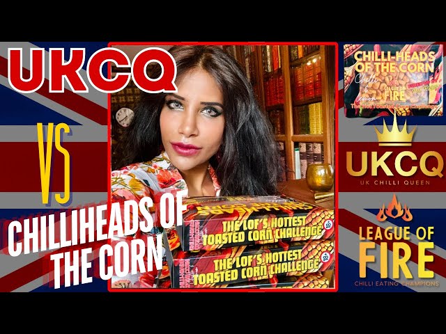 UK Chilli Queen attempts the League of Fire Chilli Heads of the Corn World Record!
