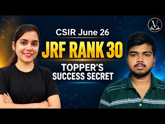 Topper's Talk | CSIR NET June 26 JRF AIR 30