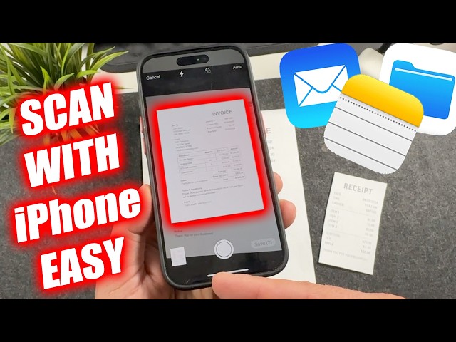 Stop Using Scanner Apps! How To Use Your iPhone to Scan Documents