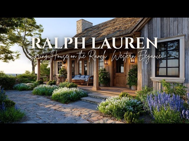 Rustic Spring House on the Ranch  Western Elegance in Ralph Lauren Home Design