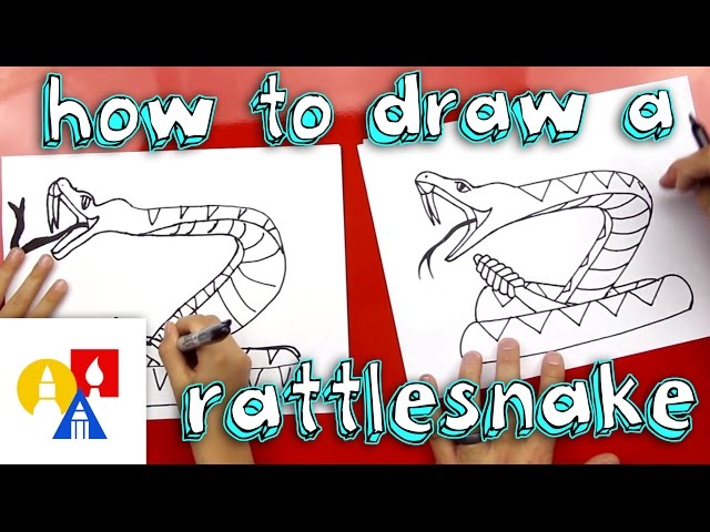 How To Draw A Rattlesnake