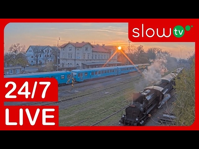 🔴 LIVE: Lužná u Rakovníka Train Station | 24/7 Live Stream