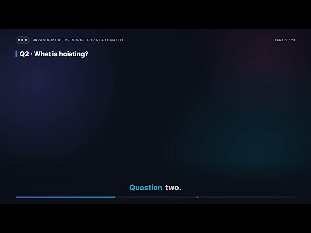 var vs let vs const, Hoisting & Block Scope | React Native Interview (3.1)