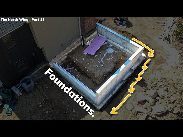 Foundation Walls Complete and Anchor Bolts in Revit! (North Wing Pt 11)