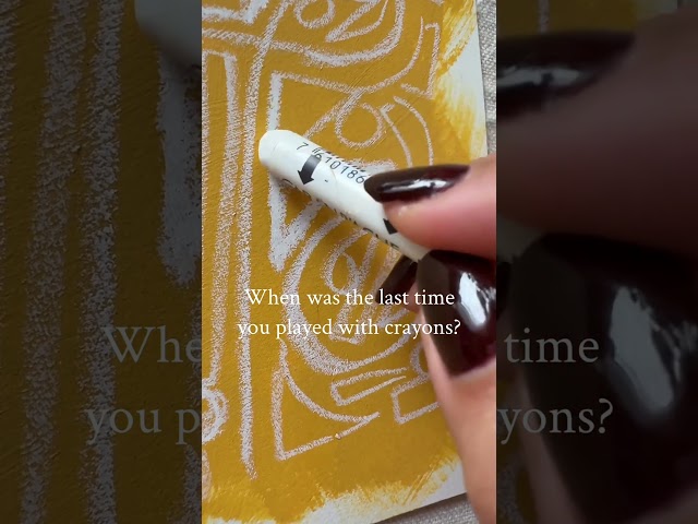 Why did we stop playing with crayons?  #stressrelief #relaxartonline #artist #mindfulart #drawing