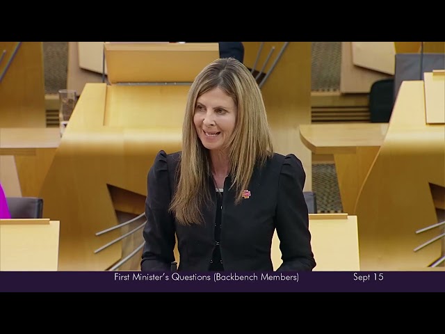 First Minister’s Questions (Backbench Members) - 15 September 2026