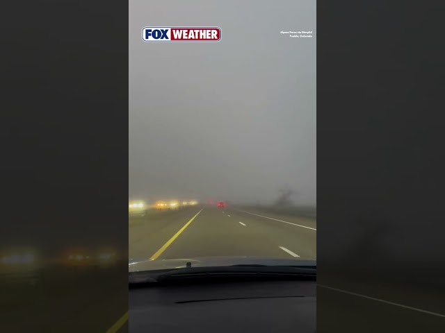 Fog Takes Over the Sky in Colorado