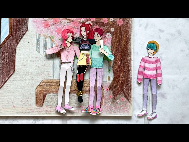Kpop demon hunters paperdoll 15-3 【Hold Hands】