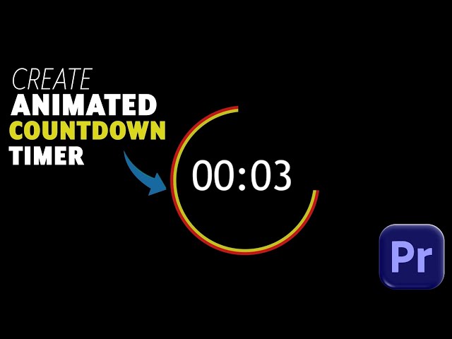 COUNTDOWN TIMER in Premiere Pro EASY [No Plugins]
