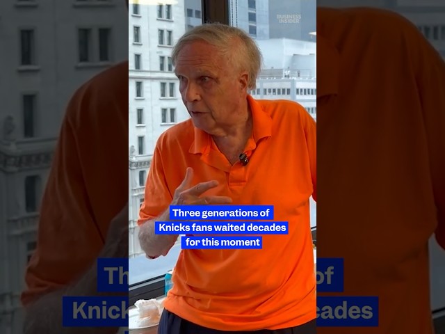 Three generations of one family celebrated the #Knicks championship together. #NewYork #NBA
