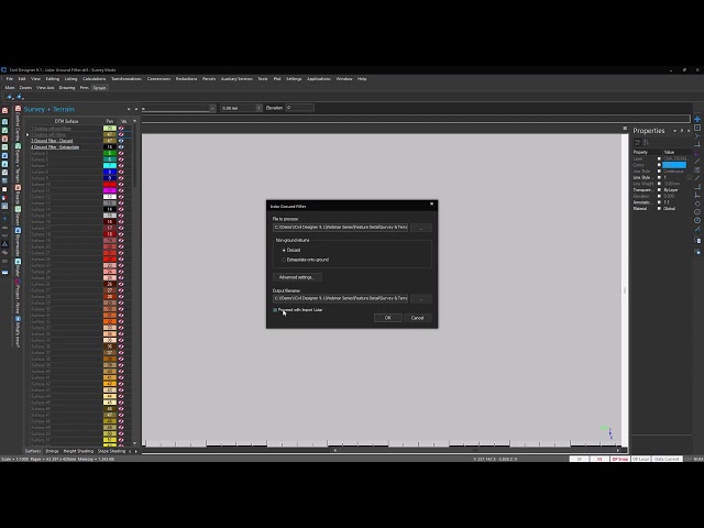 Civil Designer FAQ - Ground Filter