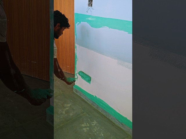 Satisfying Wall Painting Tutorial #WallPainting #KamirColorMagic #PaintingTutorial #HomeImprove