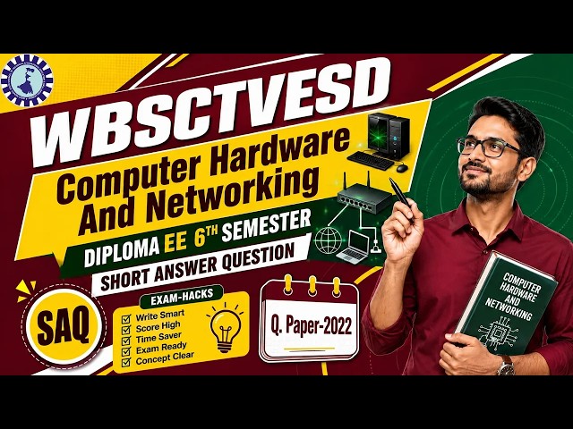 Top Short Answer Questions for Computer Hardware & Networking | 6th Semester Diploma