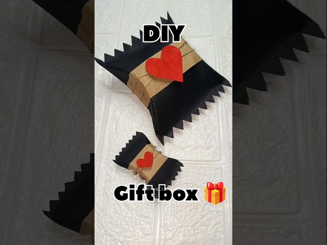 DIY Gift Box 🎁| Easy Gift Box Tutorial | How to Wrap a Gift #shorts