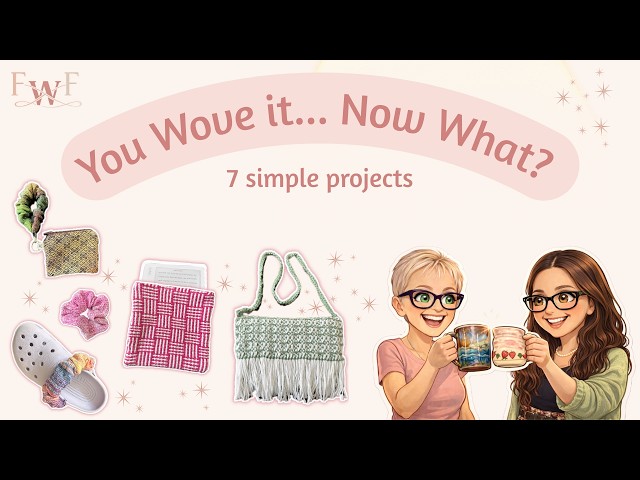 You Wove it... Now What? | 7 small sewing projects for your handwoven fabric #sewing